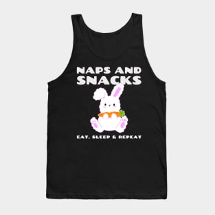 Naps and Snacks Rabbit Tank Top